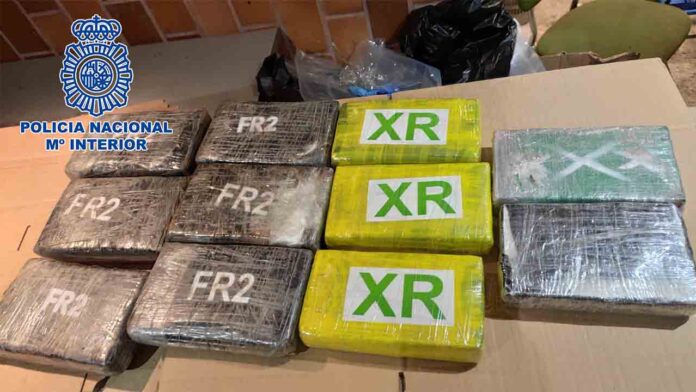 Intervienen 150 kilos de cocaína en un parking de Madrid