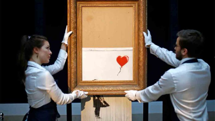 La obra de Banksy, Love is in the Bin, vendida por 21 millones