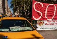 Taxistas hambrientos antes de su huelga de hambre Taxistas hambrientos antes de su huelga de hambre