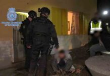Detienen a cuatro cocineros de coca en un laboratorio de Toledo Detienen a cuatro cocineros de coca en un laboratorio de Toledo