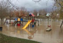 Sigue la crecida del río Ebro en Navarra Sigue la crecida del río Ebro en Navarra
