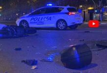 Un motorista grave al colisionar con un VTC en Madrid Un motorista grave al colisionar con un VTC en Madrid