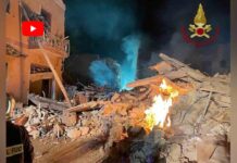 Un muerto y nueve desaparecidos por un derrumbe en Ravanusa, Sicilia Un muerto y nueve desaparecidos por un derrumbe en Ravanusa, Sicilia