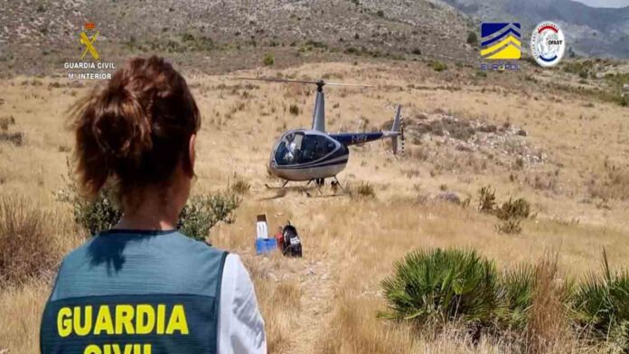 Desarticulan una organización que introducía droga en España con helicópteros