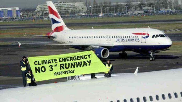 Greenpeace denuncia el sinsentido de los vuelos vacíos