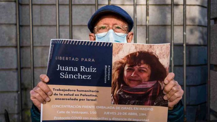 Israel pone en libertad condicional a la cooperante Juana Ruiz