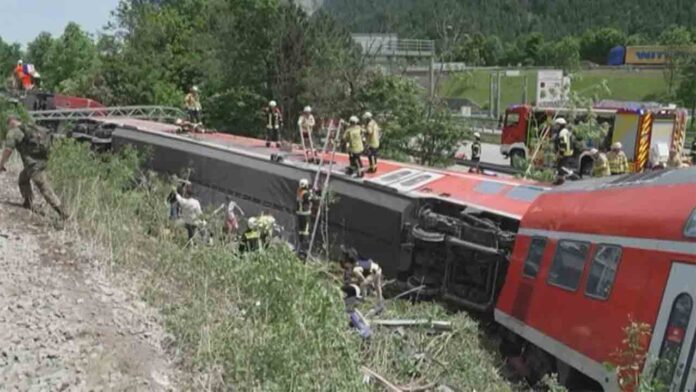 3 muertos y 16 heridos graves en un accidente de tren en Alemania
