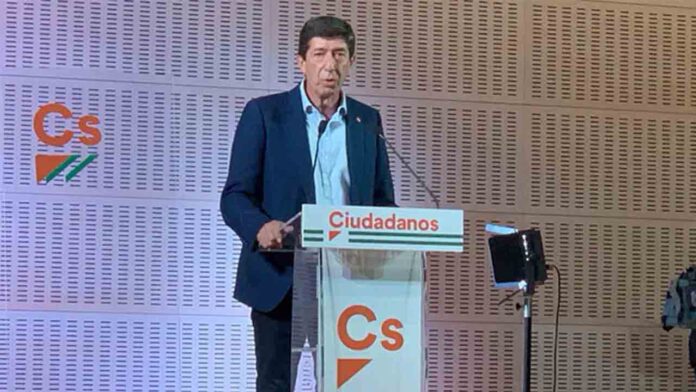 El líder de Ciudadanos en Andalucía, Juan Marín, Dimitirá de todos sus cargos
