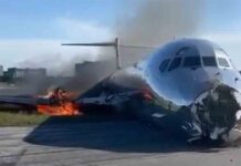 Se incendia un avión de Red Air en Miami, con 150 pasajeros a bordo Se incendia un avión de Red Air en Miami, con 150 pasajeros a bordo
