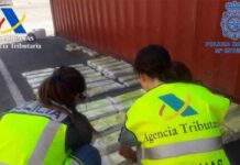 Intervienen 534 kilos de cocaína en el Puerto de Barcelona dentro de una caravana Intervienen 534 kilos de cocaína en el Puerto de Barcelona dentro de una caravana