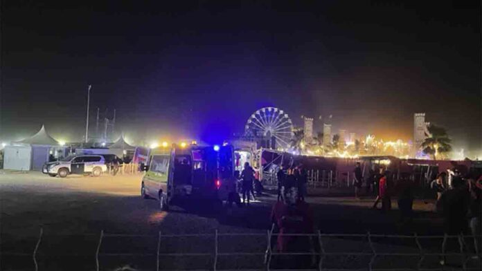 Un muerto y 17 heridos en el festival Medusa de Cullera al caer parte del escenario
