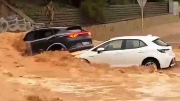 La lluvia provoca grandes inundaciones en Tarragona