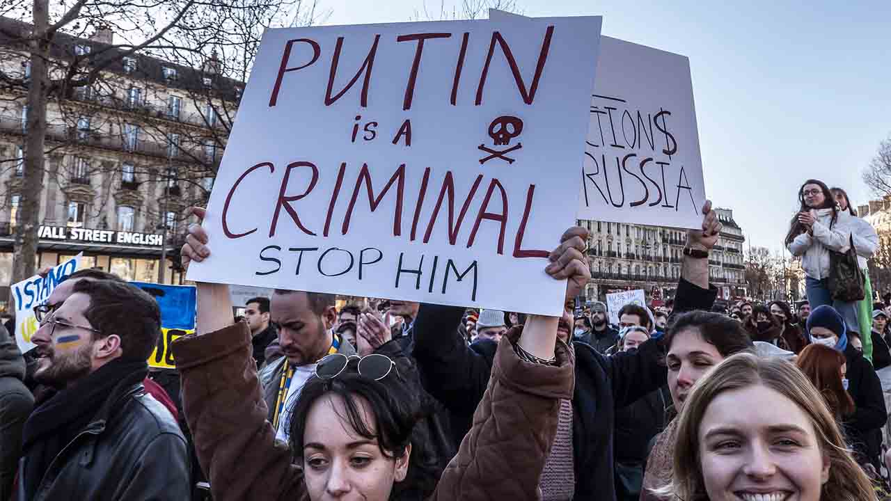 Más de 1.000 detenidos en las protestas en Rusia