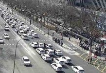 Otra gran manifestación del taxi en Madrid contra el reglamento de Ayuso Otra gran manifestación del taxi en Madrid contra el reglamento de Ayuso