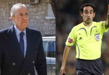 Un exárbitro revela las presiones de Florentino Pérez: «Me encerró en una habitación» Un exárbitro revela las presiones de Florentino Pérez: «Me encerró en una habitación»