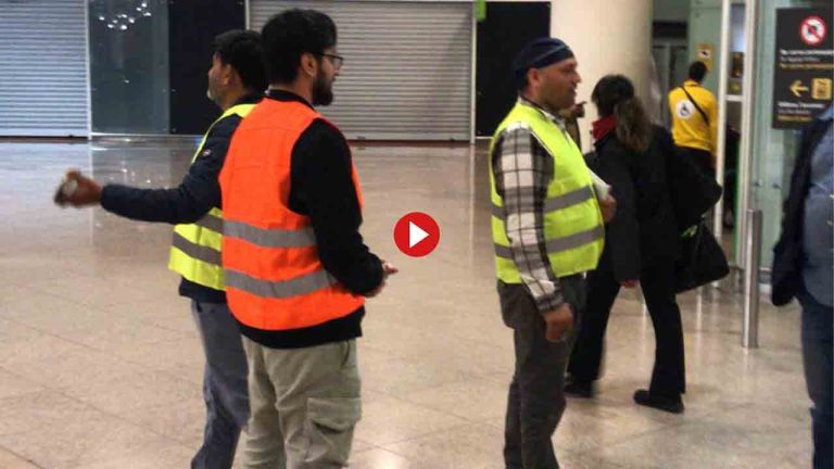 Los taxistas convocan cuatro días de protestas en el Aeropuerto de Barcelona