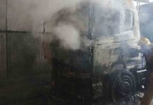 El incendio de un camión obliga a cortar los túneles de Bracons El incendio de un camión obliga a cortar los túneles de Bracons