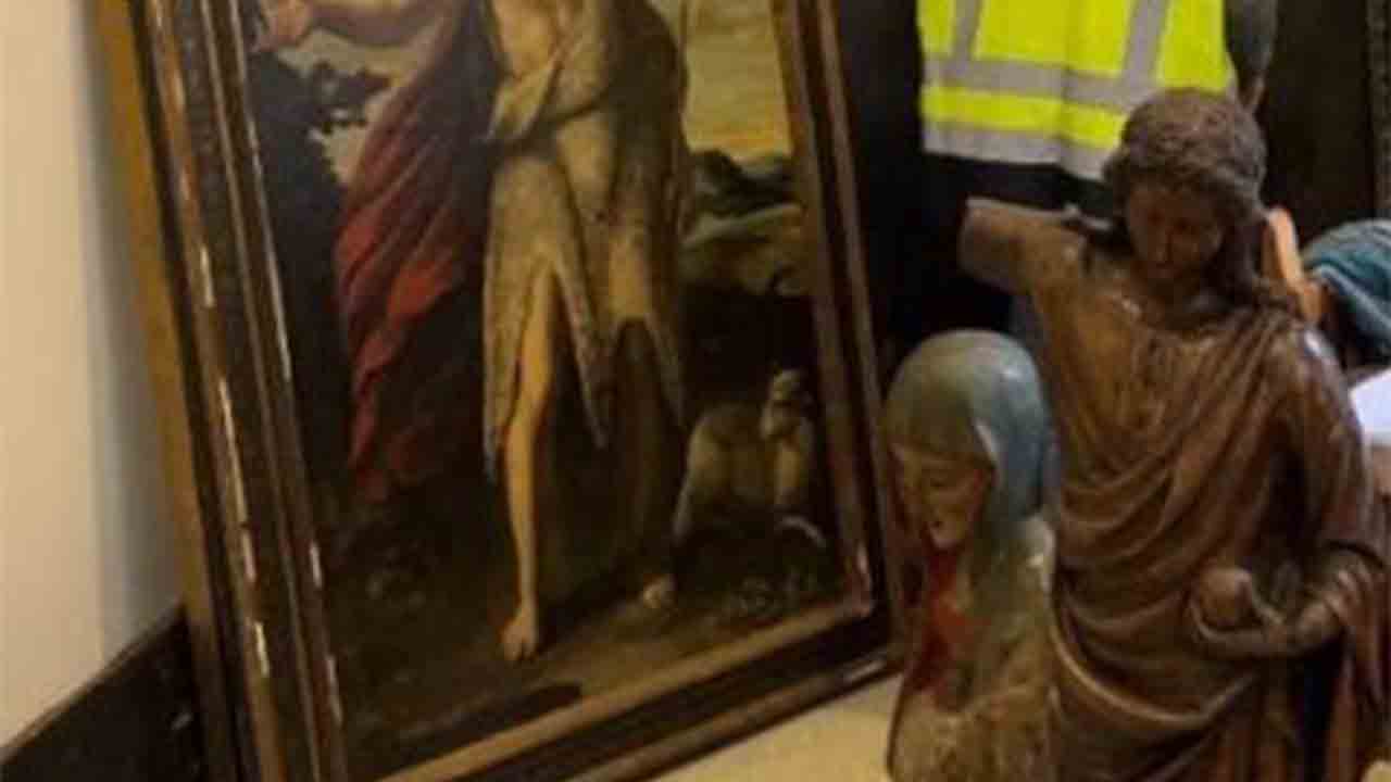 Intervenidas 95 obras de arte en una Feria de Antigüedades en Parma (Italia)