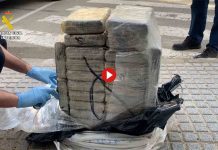 Pillan 772 kilos de cocaína al ser introducidos por las costas de Barbate Pillan 772 kilos de cocaína al ser introducidos por las costas de Barbate
