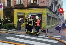 Incendio en un restaurante de Malasaña Incendio en un restaurante de Malasaña