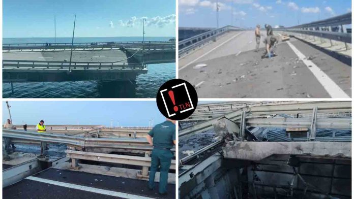Ucrania ataca con drones marinos el estratégico puente de Kerch