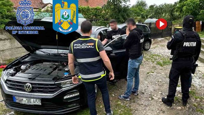 21 detenidos y 24 coches recuperados en Rumanía y España