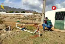 Captaban agua mediante 51 pozos ilegales para uso agrícola en Mazarrón, Murcia Captaban agua mediante 51 pozos ilegales para uso agrícola en Mazarrón, Murcia