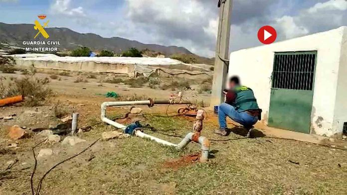 Captaban agua mediante 51 pozos ilegales para uso agrícola en Mazarrón, Murcia