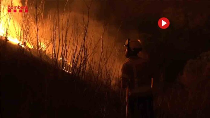 El incendio de Portbou ya ha quemado 500 hectáreas