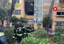 Grave incendio en Madrid en la calle Telémaco del barrio San Blas Grave incendio en Madrid en la calle Telémaco del barrio San Blas