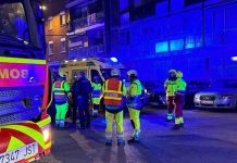 Siete vecinos intoxicados leves por un incendio en Alcalá de Henares Siete vecinos intoxicados leves por un incendio en Alcalá de Henares
