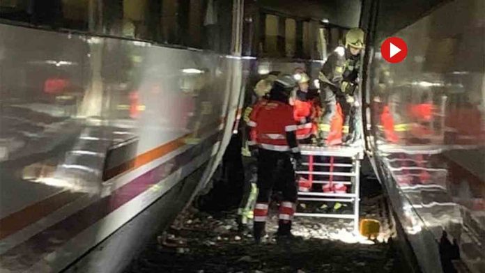 13 heridos leves en un choque de trenes en Álora, Málaga