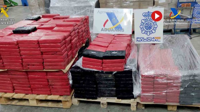 Detenidas cinco personas en España y Holanda vinculadas a más de 2.300 kilos de cocaína