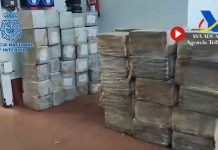 Intervienen 11 toneladas de cocaína en contenedores en Vigo y València Intervienen 11 toneladas de cocaína en contenedores en Vigo y València