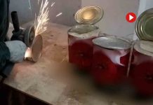 Los pillan in fraganti envasando marihuana en latas de tomate en conserva Los pillan in fraganti envasando marihuana en latas de tomate en conserva