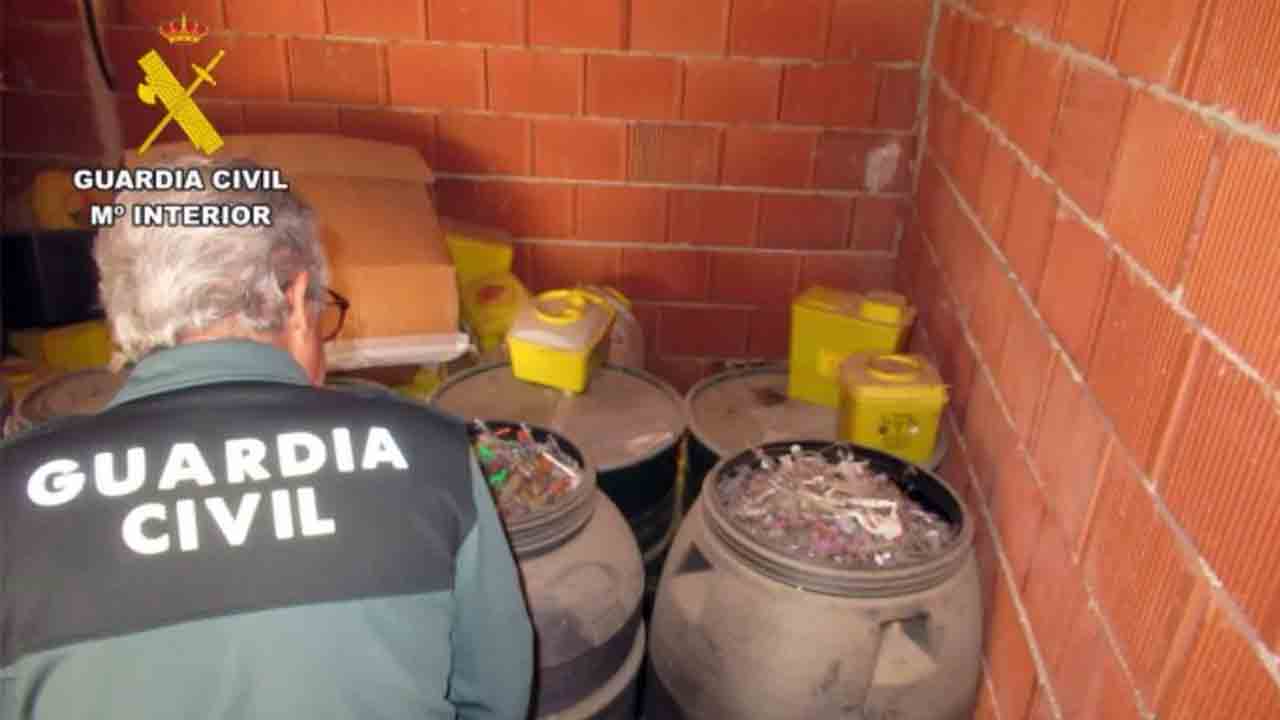 Gestionaban residuos biosanitarios en Alicante, Albacete y Murcia sin autorización