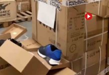 Intervienen 95.000 pares de zapatillas falsas en Madrid, Toledo y Elche Intervienen 95.000 pares de zapatillas falsas en Madrid, Toledo y Elche