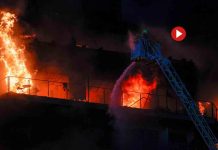 El fuego devora un edificio de 138 viviendas en València El fuego devora un edificio de 138 viviendas en València