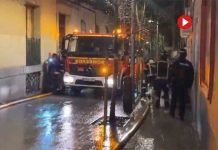 Incendio de unos trasteros cerca de Plaza España en Madrid Incendio de unos trasteros cerca de Plaza España en Madrid