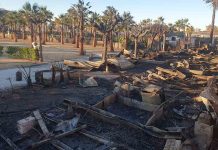 Un incendio calcina 17 bungalows en un camping de Pineda de Mar Un incendio calcina 17 bungalows en un camping de Pineda de Mar