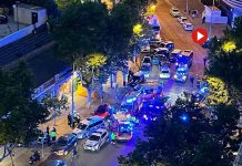 Once heridos, uno de ellos grave, y 25 detenidos en una reyerta frente al Bernabéu Once heridos, uno de ellos grave, y 25 detenidos en una reyerta frente al Bernabéu