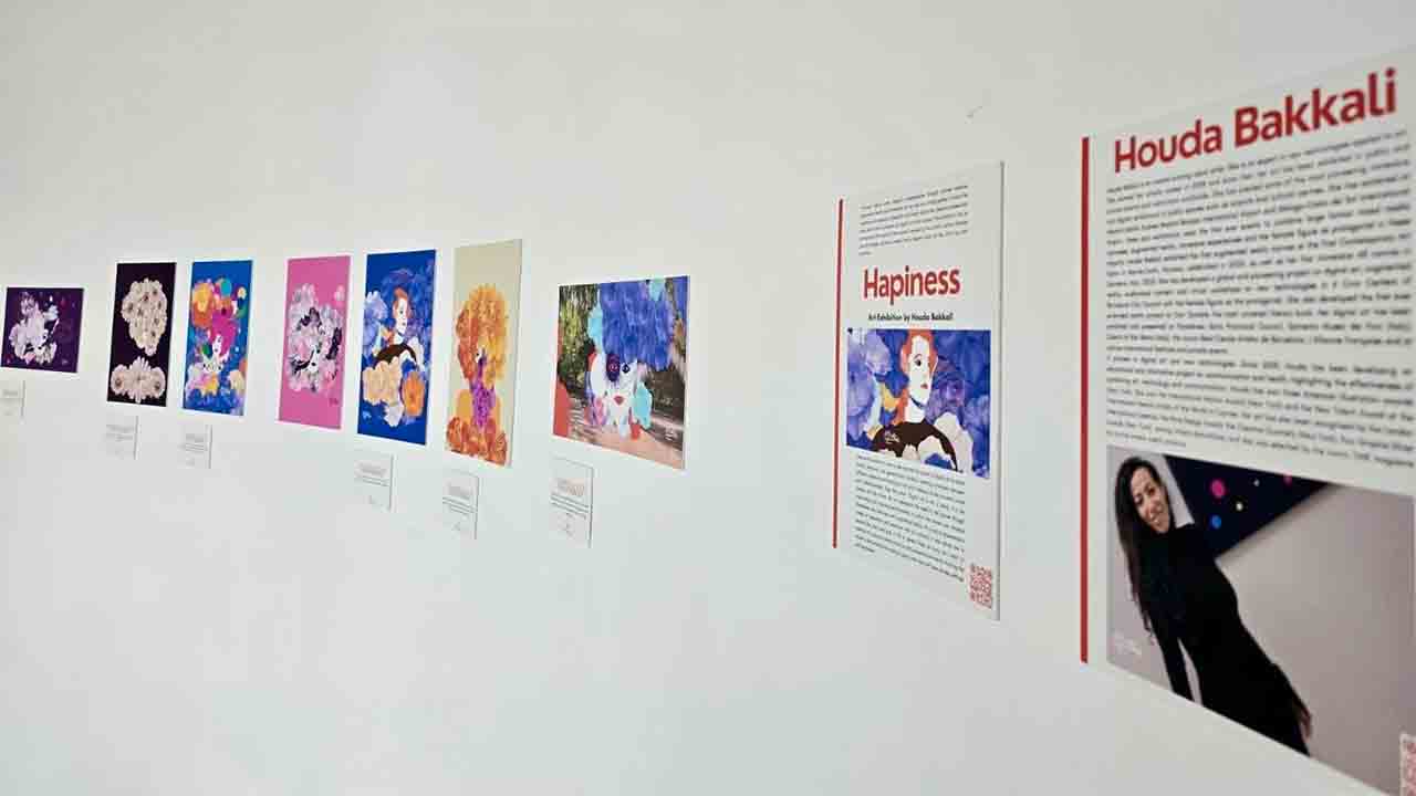 El arte de Houda Bakkali expuesto en Arabia Saudí