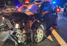 Un muerto y dos heridos al perder un coche el control en el Plaza Neptuno de Madrid Un muerto y dos heridos al perder un coche el control en el Plaza Neptuno