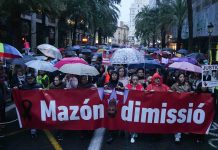 Mazón dimisión: Quinta manifestación en València por la gestión de la Dana Mazón dimisión: Quinta manifestación en València por la gestión de la Dana