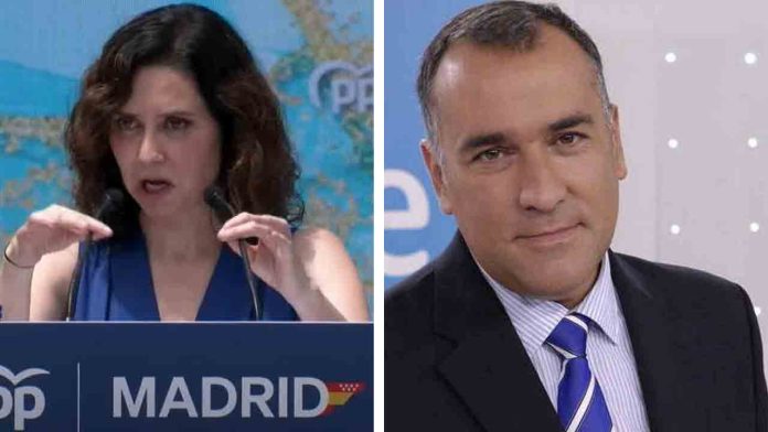 Ayuso ataca a RTVE con datos erróneos y recibe una contundente respuesta en directo