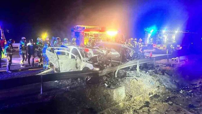 Cuatro muertos en una persecución policial en Málaga