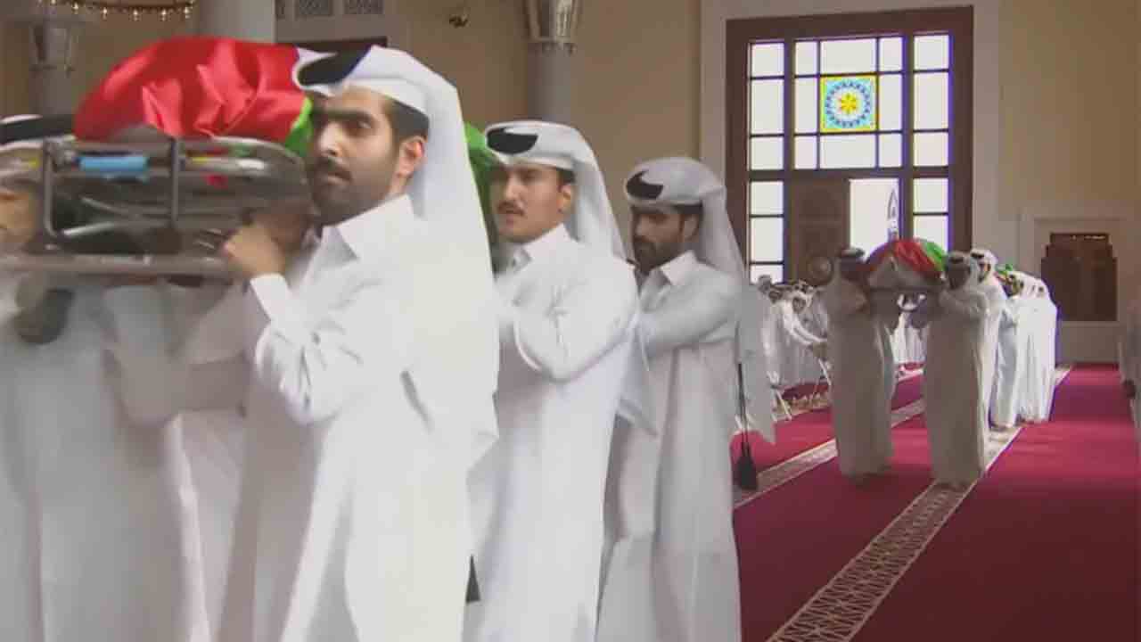 Qatar despide a las víctimas del ataque israelí en medio de muestras de apoyo