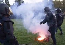 Detenciones en Iruñea para tapar la respuesta antifascista Detenciones en Iruñea para tapar la respuesta antifascista