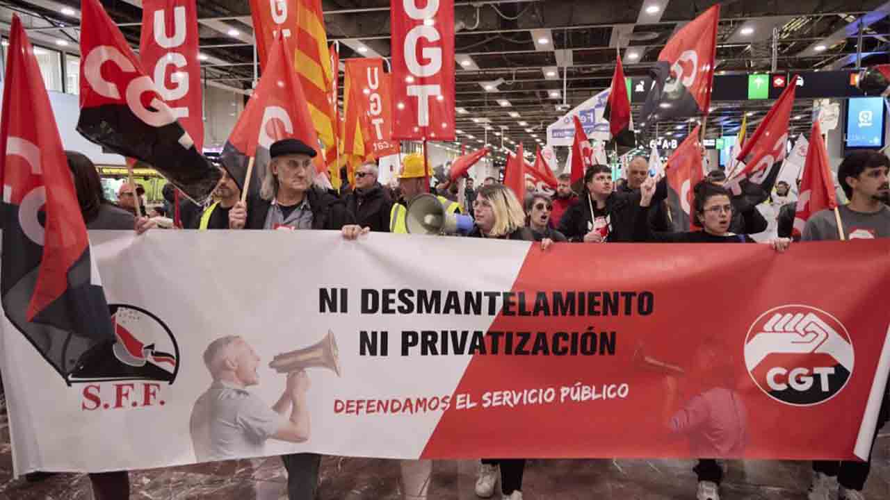 El SFF-CGT mantiene la huelga ferroviaria por acuerdos insuficientes