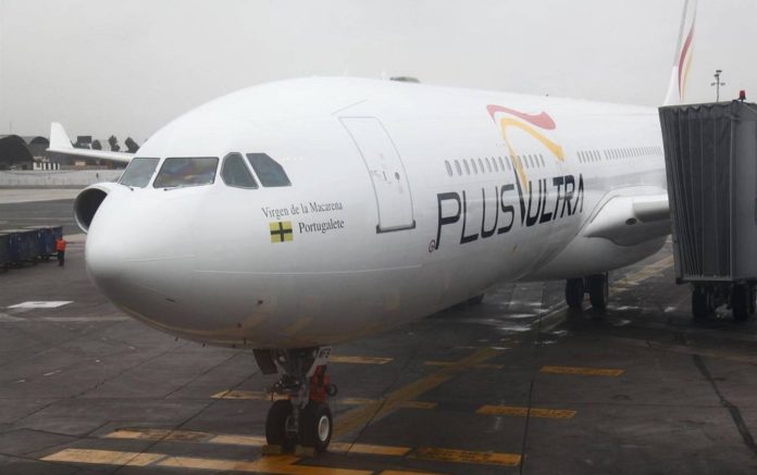 Plus Ultra cancela sus vuelos a Colombia por el precio del combustible